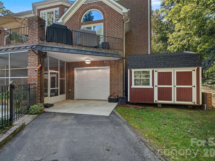 1317 Longleaf Court, Matthews, NC 28104.  MLS# CAR4349389, YatesRealty ID 3386. Lower level Garage 