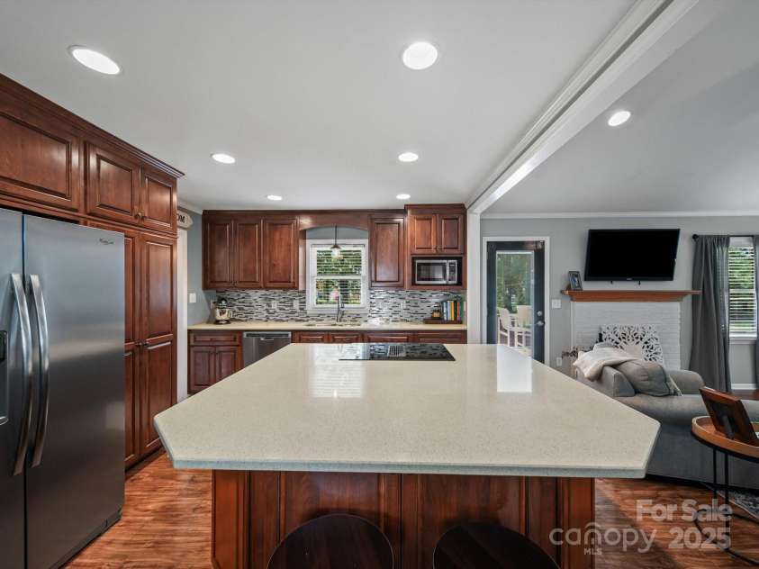 4505 Varner Drive, Monroe, NC 28110.  MLS# CAR4288744, YatesRealty ID 33875. Kitchen with custom Cabinets