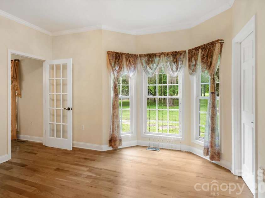 115 Barton Road, Brevard, NC 28712.  MLS# CAR4392089, YatesRealty ID 33880. Bedroom/Office off Dining Room