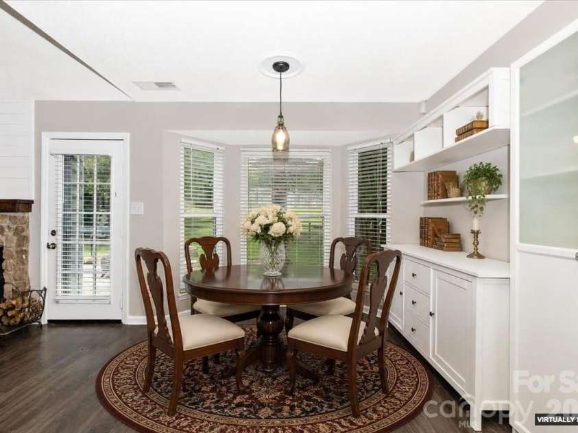 12010 Millingport Place, Charlotte, NC 28273.  MLS# CAR4393615, YatesRealty ID 33882. Virtually Staged Dining Area