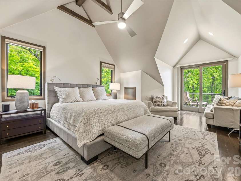 233 Tanglewood Lane, Saluda, NC 28773.  MLS# CAR4393115, YatesRealty ID 33883. Upstairs Ensuite Master