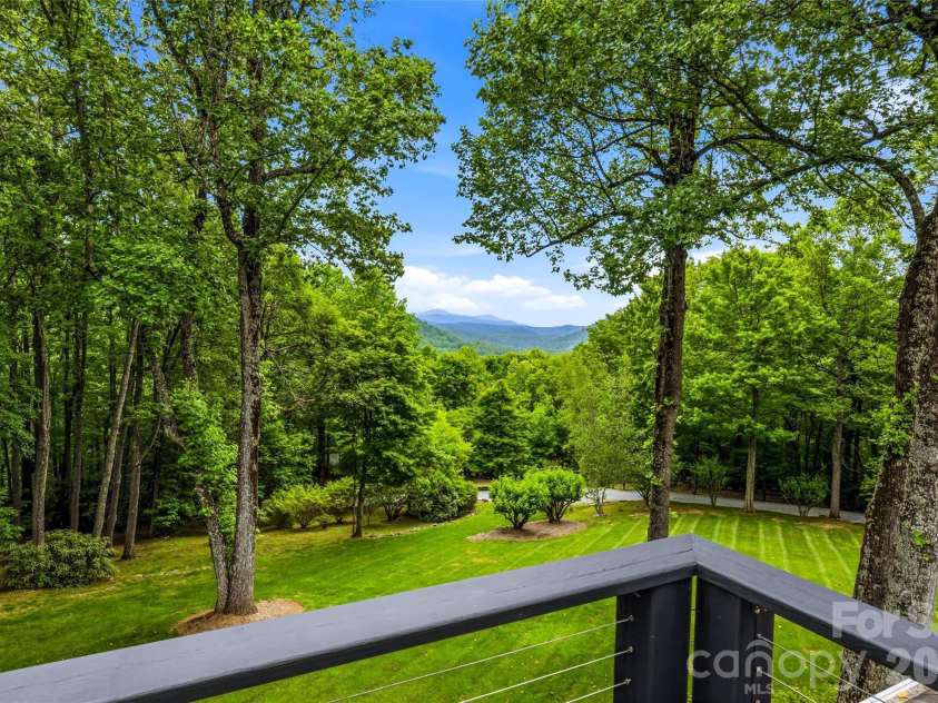 233 Tanglewood Lane, Saluda, NC 28773.  MLS# CAR4393115, YatesRealty ID 33883. Views from Deck