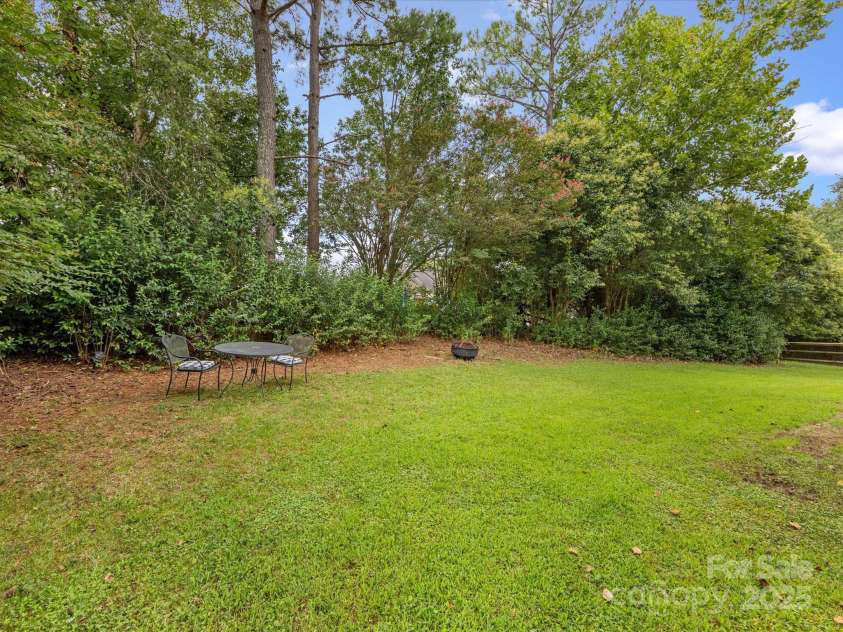 12316 Heritage Hills Lane, Charlotte, NC 28269.  MLS# CAR4285911, YatesRealty ID 33886. Back yard