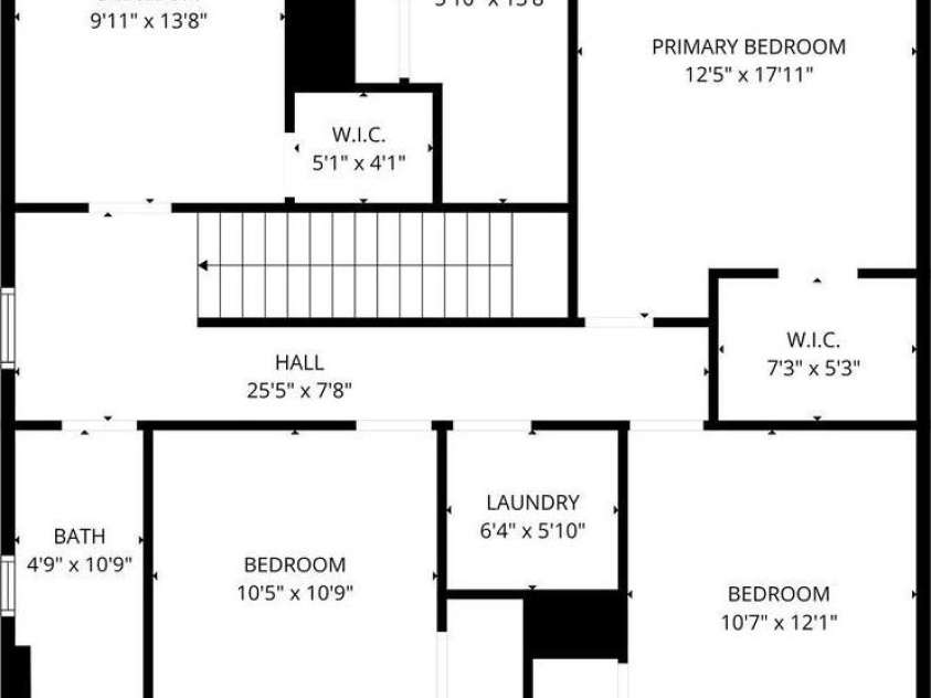 1699 Mission Oaks Street, Kannapolis, NC 28083.  MLS# CAR4385289, YatesRealty ID 33886. Floor Plan- Second Level
