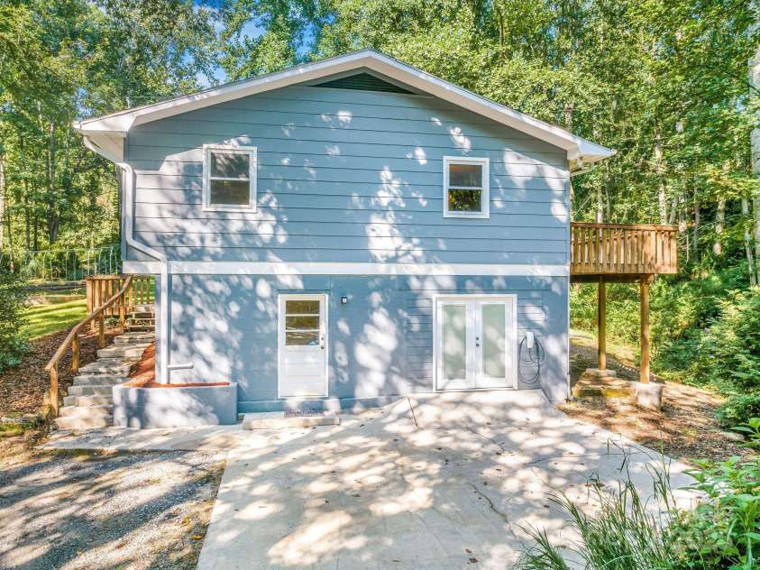 87 Crows Nest Road, Hendersonville, NC 28791.  MLS# CAR4292116, YatesRealty ID 33892. Lower level entry