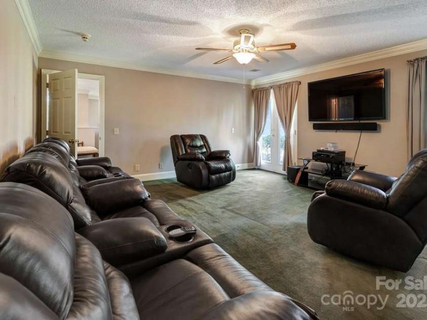 201 Hughes Creek, Columbus, NC 28722.  MLS# CAR4259120, YatesRealty ID 339. Downstairs Family Room