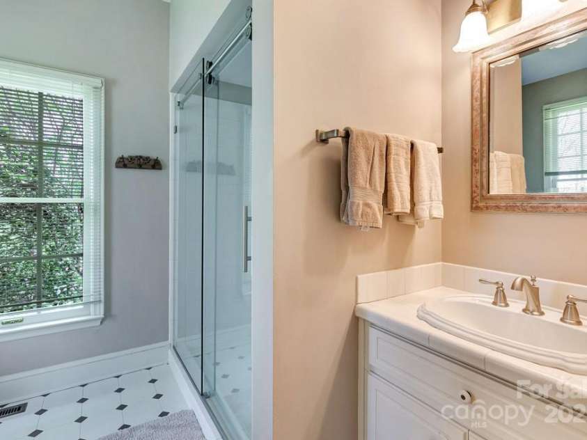 201 Hughes Creek, Columbus, NC 28722.  MLS# CAR4259120, YatesRealty ID 339. Second bedroom's en-suite bathroom