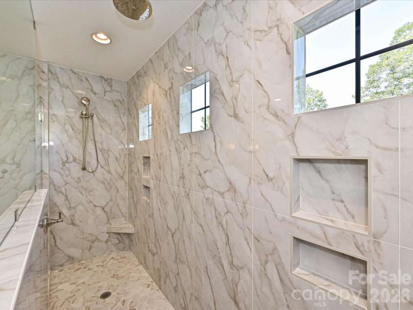 2205 Shenandoah Avenue, Charlotte, NC 28205.  MLS# CAR4384232, YatesRealty ID 33902. Double walk in shower