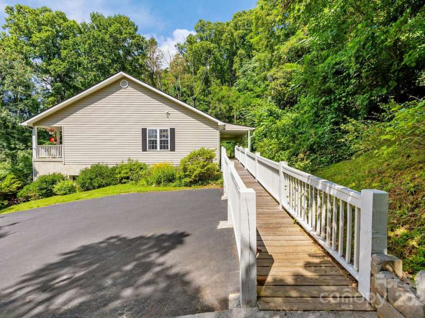 73 Waters Road, Asheville, NC 28805.  MLS# CAR4272719, YatesRealty ID 33907. Freshly Painted ADA Ramp