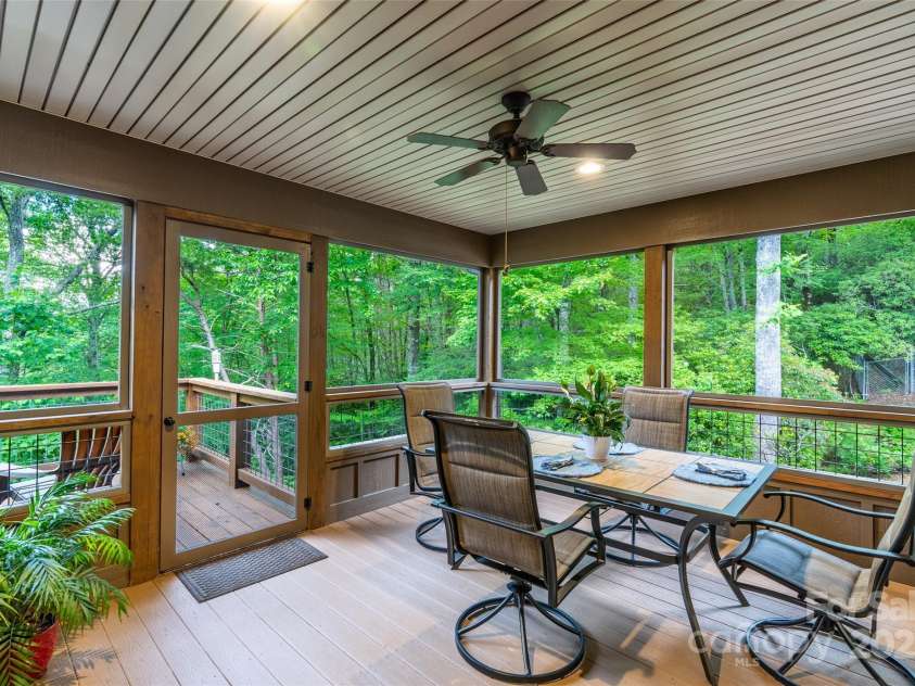55 Lake Drive, Fairview, NC 28730.  MLS# CAR4272386, YatesRealty ID 33918. You might buy this house just for this room!