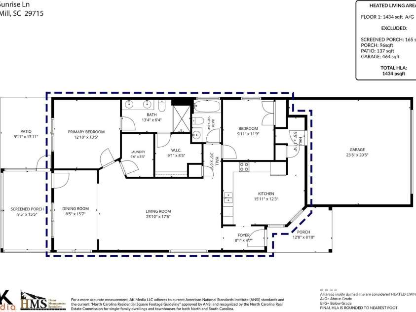 954 Sunrise Lane, Fort Mill, SC 29715.  MLS# CAR4393538, YatesRealty ID 33922. 