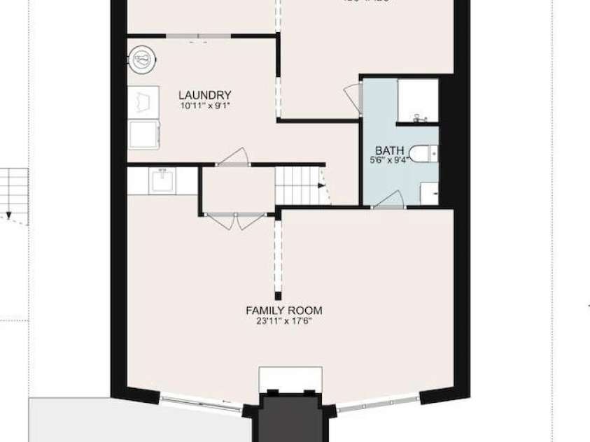 19 Mountain Brook Drive, Candler, NC 28715.  MLS# CAR4286834, YatesRealty ID 33932. Basement Floor Plan