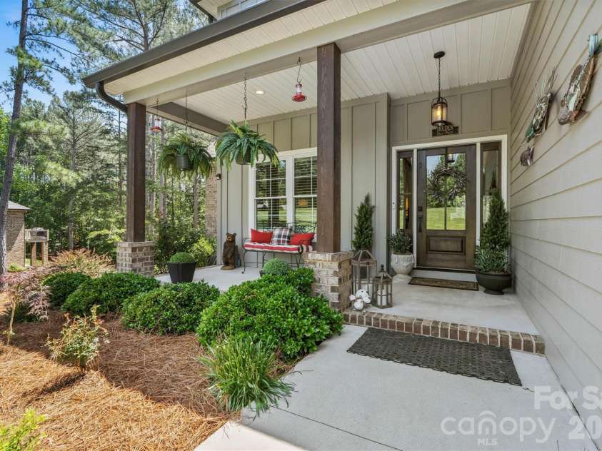 4975 Harbor View Drive, Granite Falls, NC 28630.  MLS# CAR4393944, YatesRealty ID 33937. Focused Front Entry View 