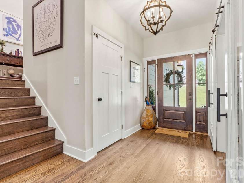 4975 Harbor View Drive, Granite Falls, NC 28630.  MLS# CAR4393944, YatesRealty ID 33937. Foyer/Stairway Entry View 