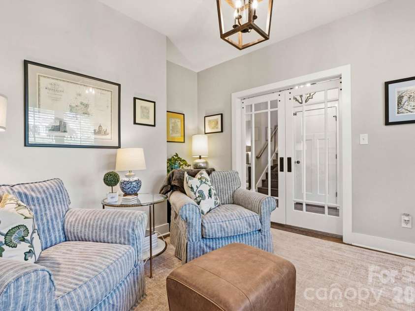 4975 Harbor View Drive, Granite Falls, NC 28630.  MLS# CAR4393944, YatesRealty ID 33937. Front Office or Flex Room/French Door View