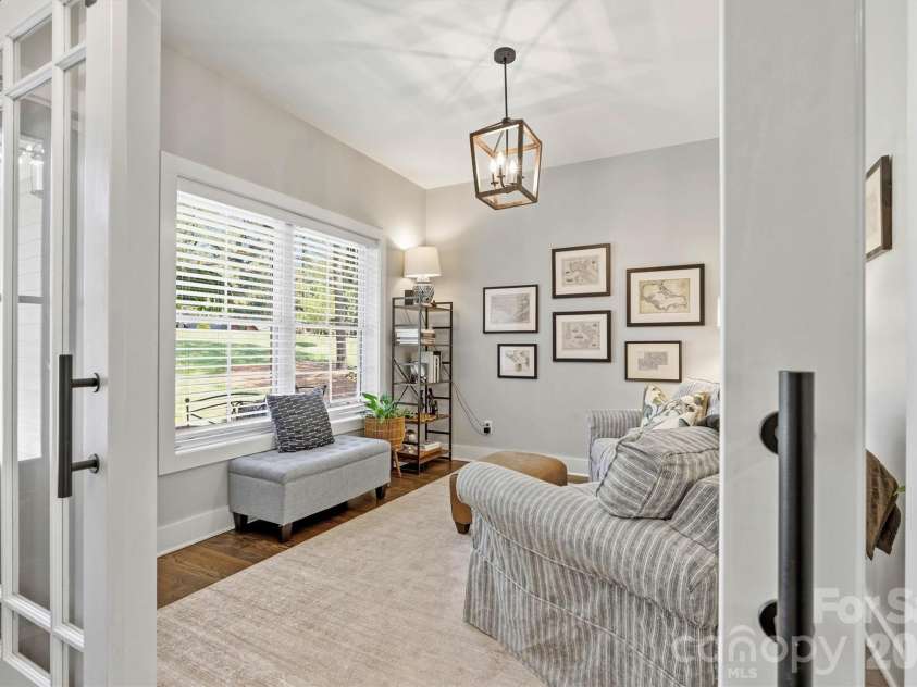 4975 Harbor View Drive, Granite Falls, NC 28630.  MLS# CAR4393944, YatesRealty ID 33937. Front Office or Flex Room/Window View 