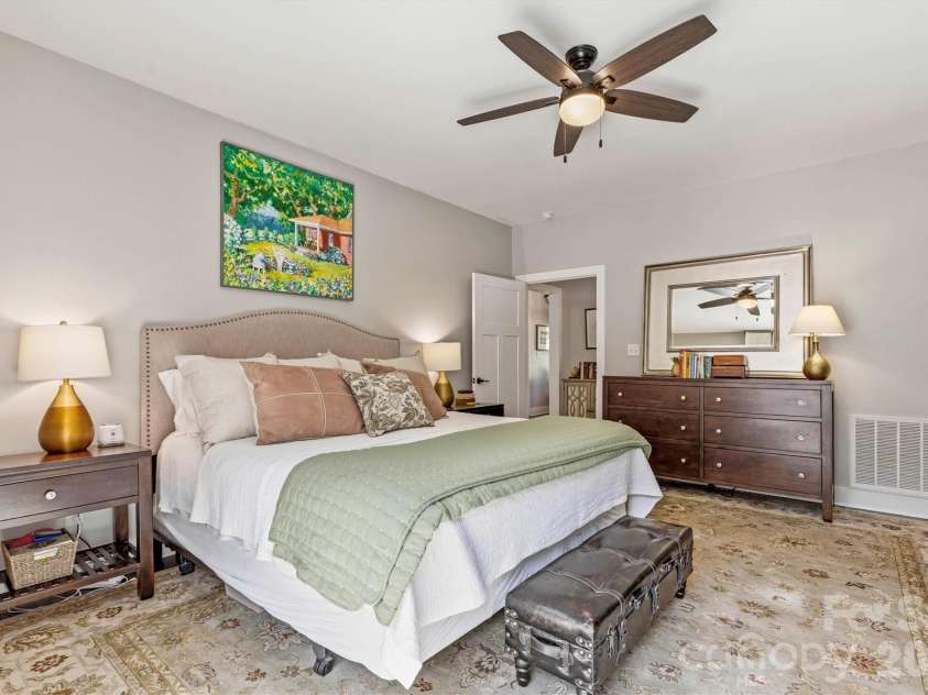 4975 Harbor View Drive, Granite Falls, NC 28630.  MLS# CAR4393944, YatesRealty ID 33937. Main Level Primary Bedroom/Ensuite Entry View 