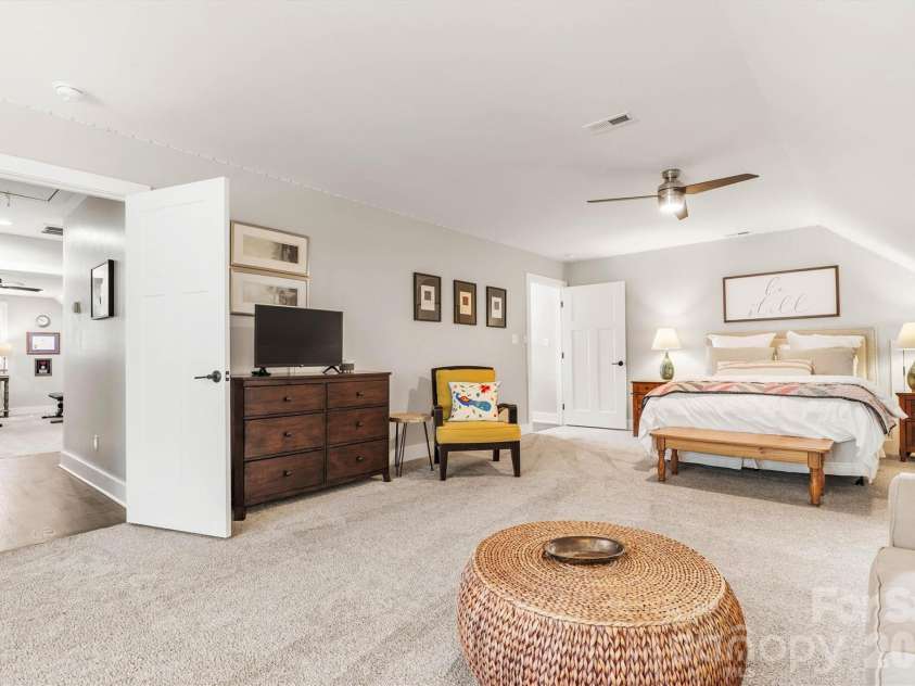 4975 Harbor View Drive, Granite Falls, NC 28630.  MLS# CAR4393944, YatesRealty ID 33937. Upper-Level Secondary Guest Room/Bath Entry View