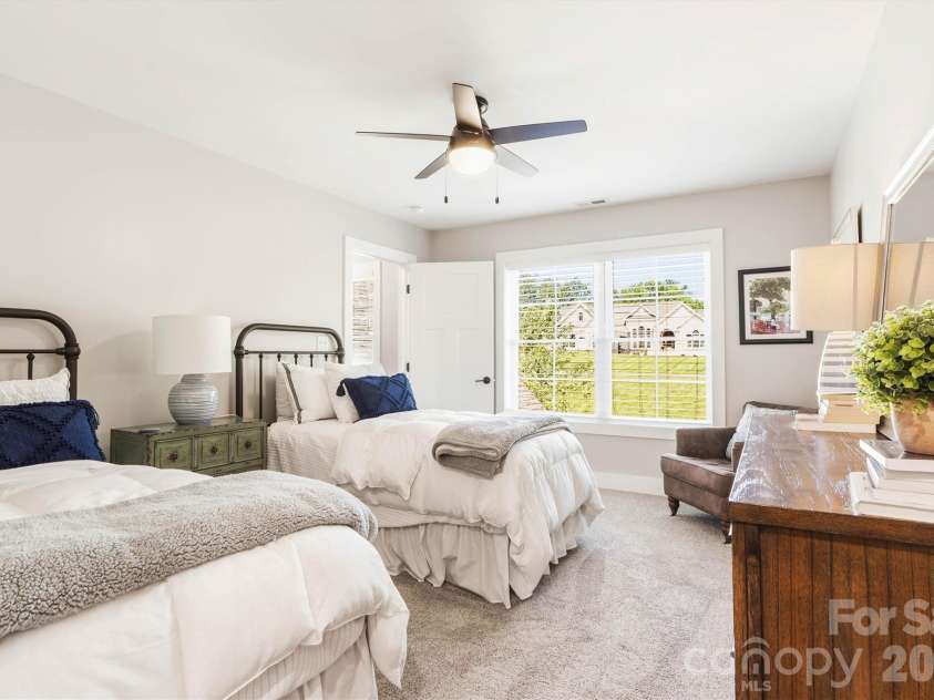 4975 Harbor View Drive, Granite Falls, NC 28630.  MLS# CAR4393944, YatesRealty ID 33937. Upper-Level Third Guest Room/Window View 