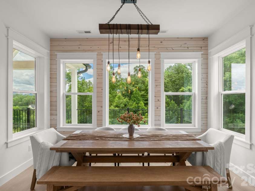 7 Temujin Drive, Leicester, NC 28748.  MLS# CAR4397809, YatesRealty ID 33945. Dining Area