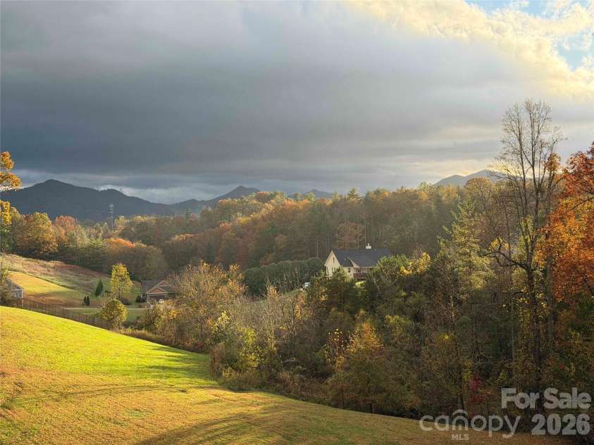 7 Temujin Drive, Leicester, NC 28748.  MLS# CAR4397809, YatesRealty ID 33945. Fall Sunsets