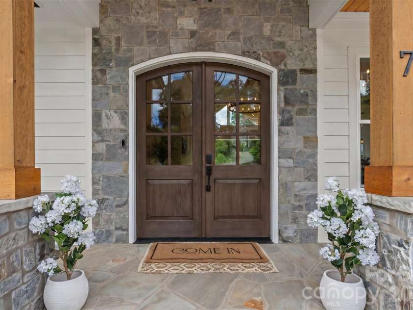7 Temujin Drive, Leicester, NC 28748.  MLS# CAR4397809, YatesRealty ID 33945. Front Door