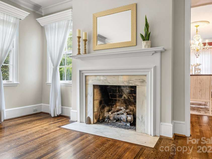 626 Oakwood Lane, Rock Hill, SC 29730.  MLS# CAR4283798, YatesRealty ID 33947. Fireplace in front formal room