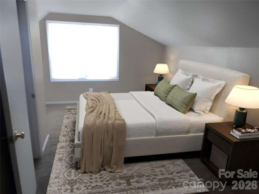 6311 Coach Hill Lane, Charlotte, NC 28212.  MLS# CAR4398478, YatesRealty ID 33964. Primary Bedroom (virtually staged)