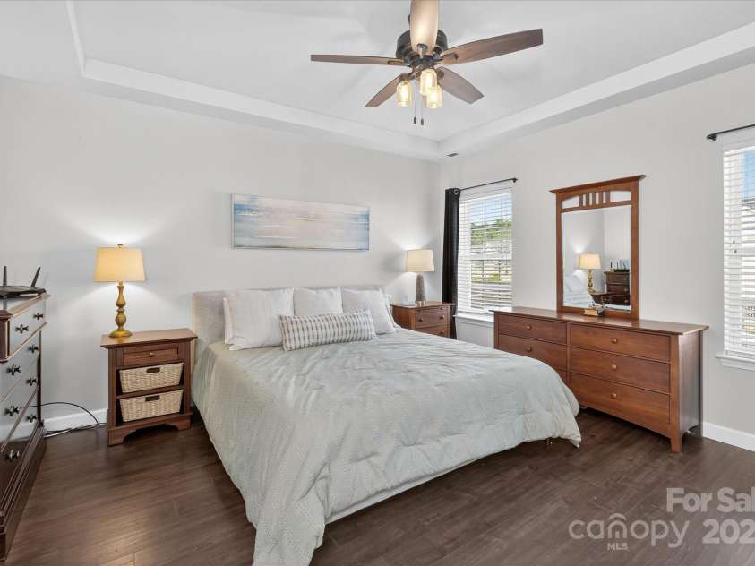 13824 Cypress Woods Drive, Huntersville, NC 28078.  MLS# CAR4290807, YatesRealty ID 33975. Primary bedroom