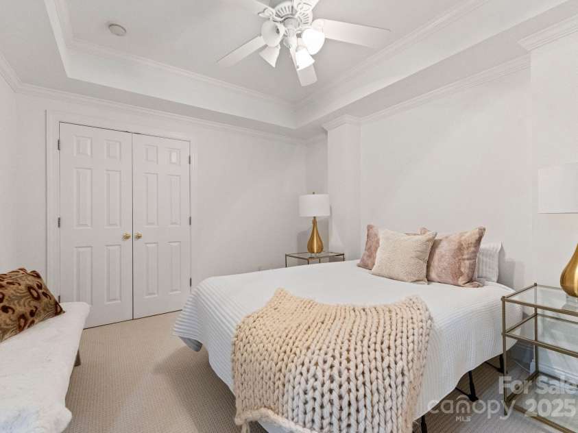 6207 Padget Parrish Court, Charlotte, NC 28270.  MLS# CAR4293490, YatesRealty ID 33977. Lower Level Bedroom