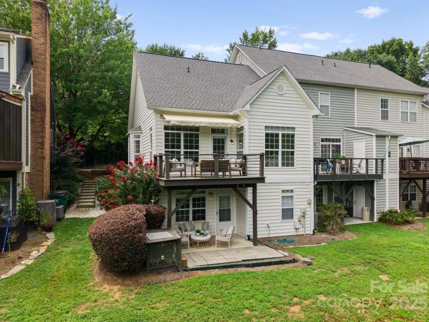 6207 Padget Parrish Court, Charlotte, NC 28270.  MLS# CAR4293490, YatesRealty ID 33977. Rear Exterior
