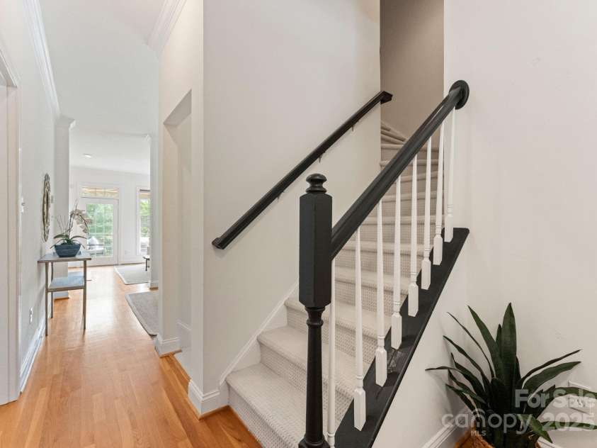 6207 Padget Parrish Court, Charlotte, NC 28270.  MLS# CAR4293490, YatesRealty ID 33977. Stairs to Upper Level Attic