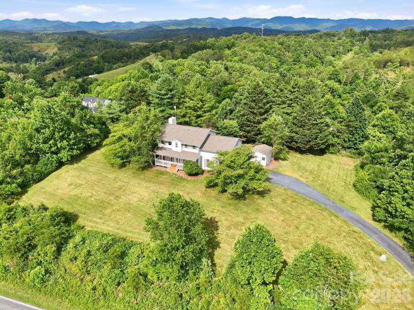 1091 WINDSWEPT RIDGE Road, Marshall, NC 28753.  MLS# CAR4393811, YatesRealty ID 33980. Arial