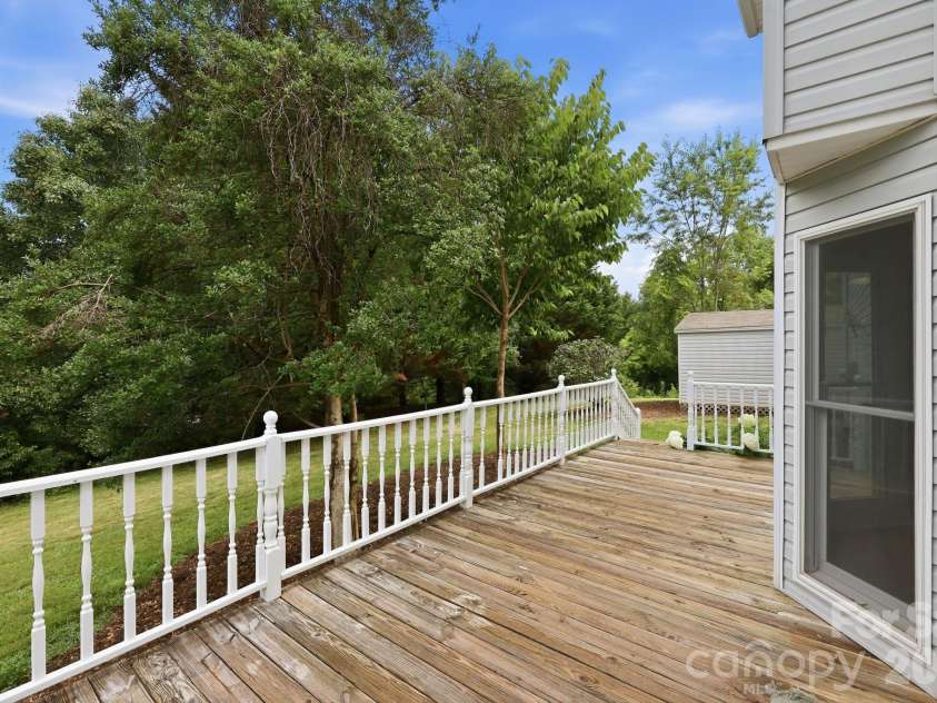 1091 WINDSWEPT RIDGE Road, Marshall, NC 28753.  MLS# CAR4393811, YatesRealty ID 33980. Back Deck from Back Door
