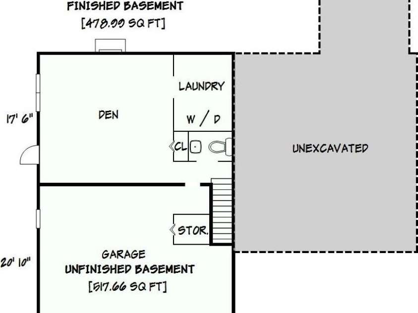 5760 Valley Field Road, Hickory, NC 28602.  MLS# CAR4398560, YatesRealty ID 33995. Floor Plan