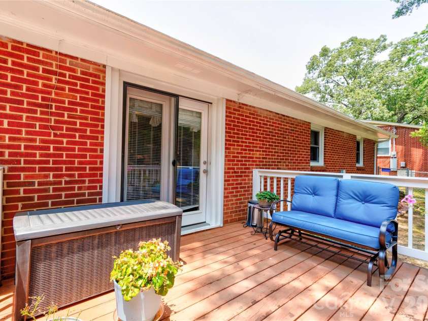 613 Tina Drive, Shelby, NC 28152.  MLS# CAR4398760, YatesRealty ID 34004. Rear Deck