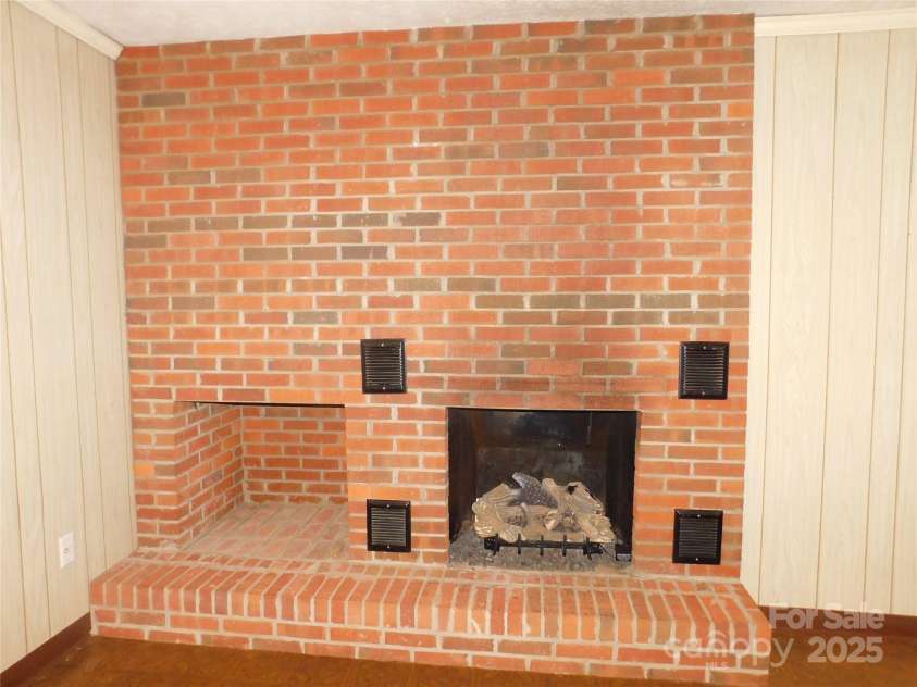 72 Mason View Lane, Hendersonville, NC 28792.  MLS# CAR4288206, YatesRealty ID 34005. Fireplace W/ Gas Logs
