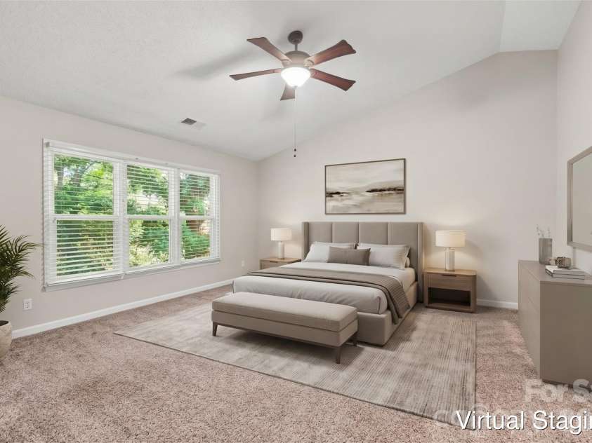 9604 Newby Lane, Matthews, NC 28105.  MLS# CAR4395981, YatesRealty ID 34007. Virtually Staged
