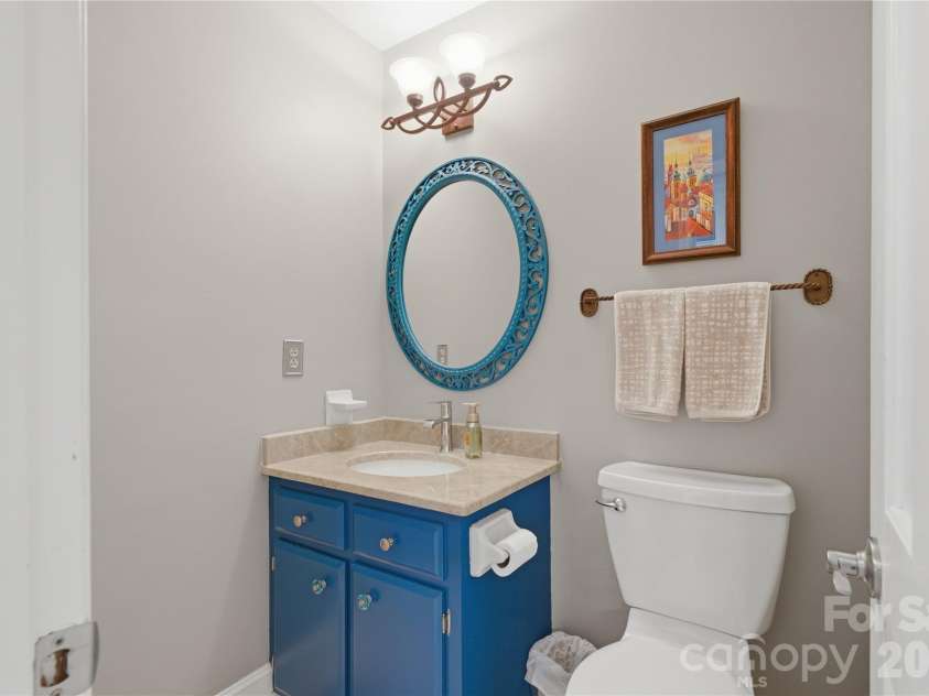 2402 Beaucatcher Lane, Charlotte, NC 28270.  MLS# CAR4394384, YatesRealty ID 34019. Main level 1/2 Bath