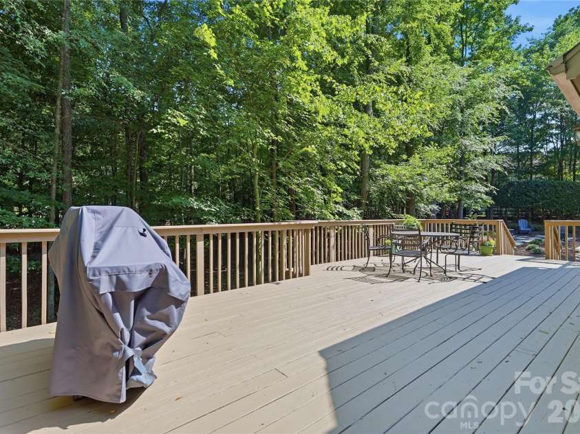 2402 Beaucatcher Lane, Charlotte, NC 28270.  MLS# CAR4394384, YatesRealty ID 34019. Rear deck