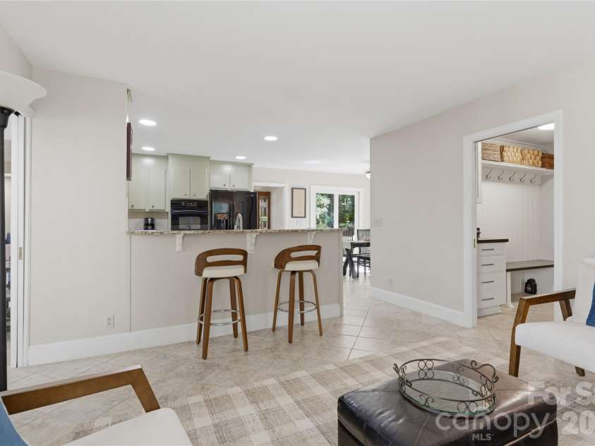 2402 Beaucatcher Lane, Charlotte, NC 28270.  MLS# CAR4394384, YatesRealty ID 34019. View from the Keeping Room