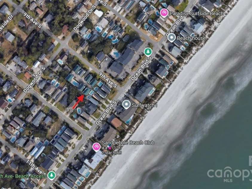 113B 9th Avenue, Surfside Beach, SC 29575.  MLS# CAR4233846, YatesRealty ID 3402. 