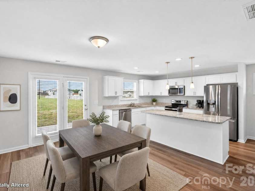 7061 Luna Mae Court, Boiling Springs, SC 29316.  MLS# CAR4373315, YatesRealty ID 34026. Kitchen staged