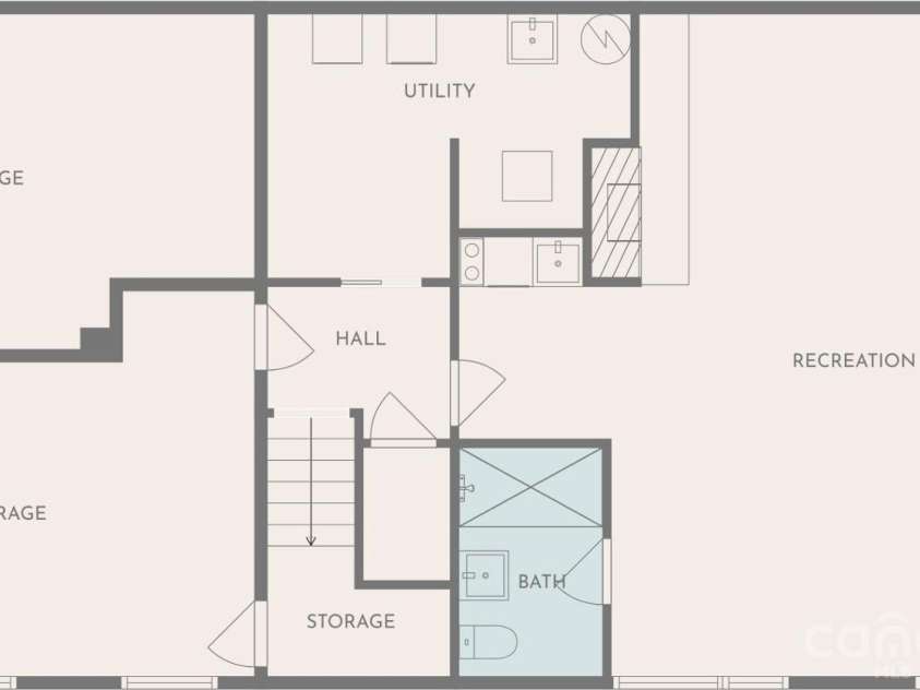 16 Beechwood Road, Asheville, NC 28805.  MLS# CAR4294590, YatesRealty ID 34030. Lower Level