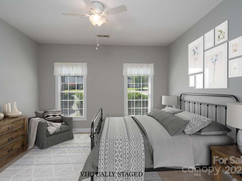 629 Camrose Circle, Concord, NC 28025.  MLS# CAR4294121, YatesRealty ID 34037. Virtually Staged 2nd Bed