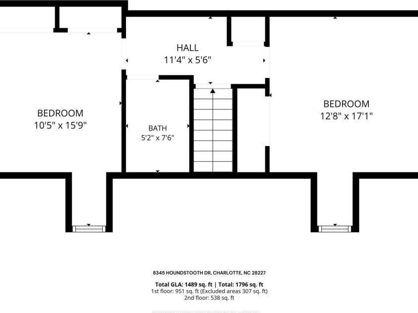 8345 Houndstooth Drive, Charlotte, NC 28227.  MLS# CAR4396251, YatesRealty ID 34042. 
