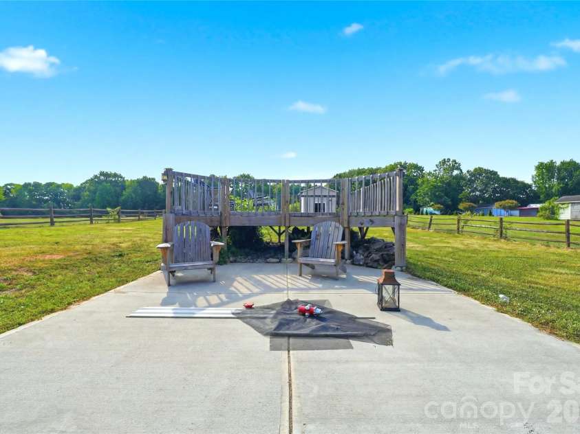 4705 Ceria Drive, Monroe, NC 28112.  MLS# CAR4398109, YatesRealty ID 34048. Back Patio