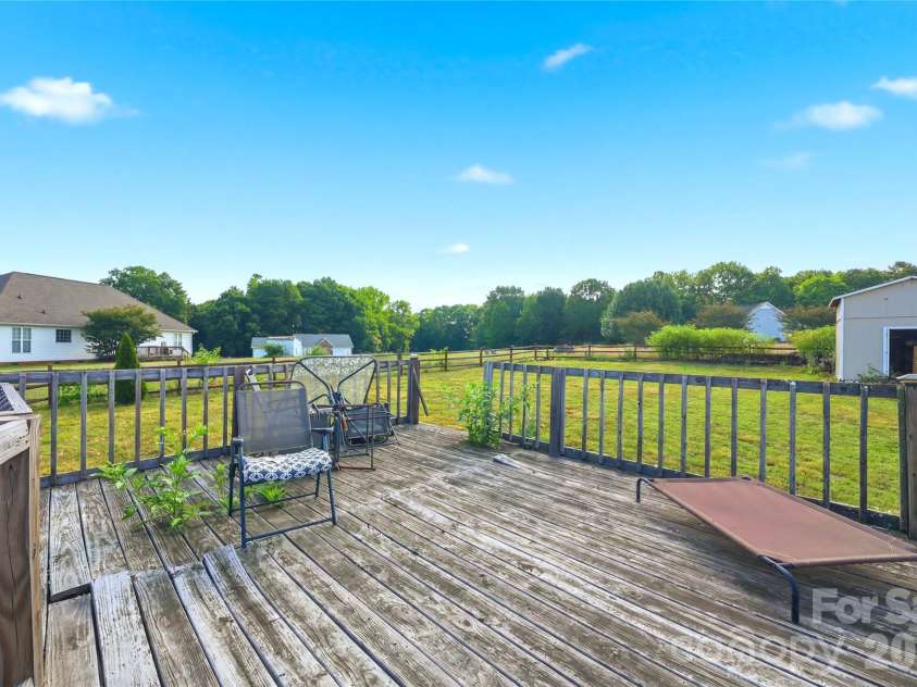 4705 Ceria Drive, Monroe, NC 28112.  MLS# CAR4398109, YatesRealty ID 34048. Backyard