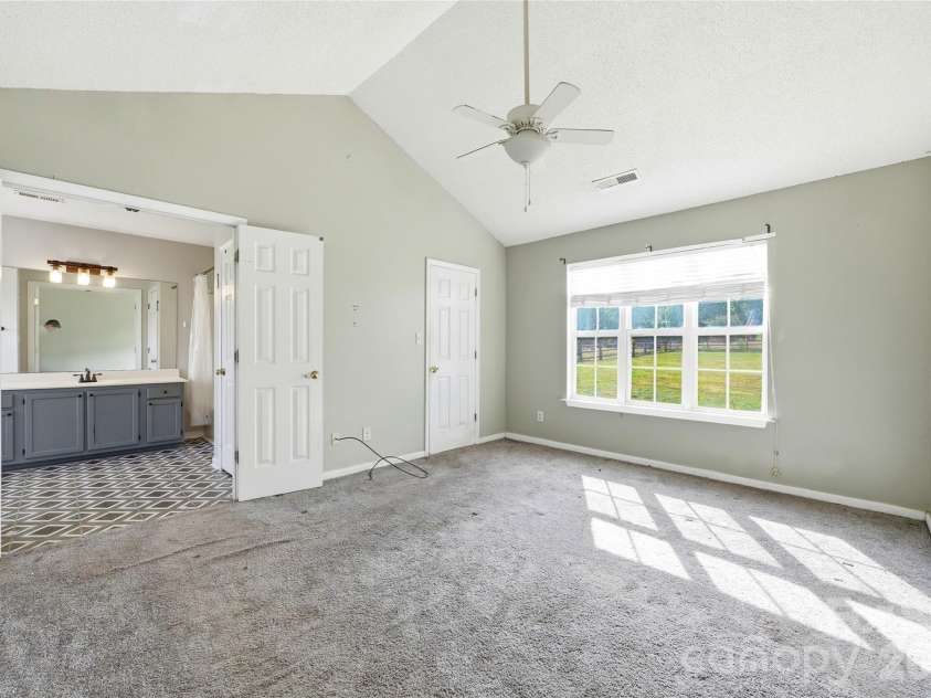 4705 Ceria Drive, Monroe, NC 28112.  MLS# CAR4398109, YatesRealty ID 34048. Primary Bedroom