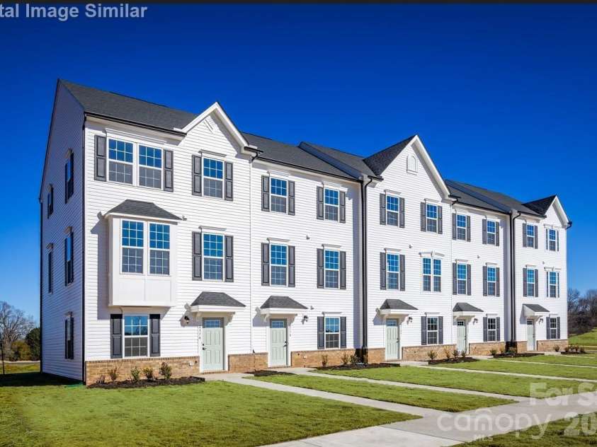 1814 Woodlands Pointe Drive, Charlotte, NC 28216.  MLS# CAR4392006, YatesRealty ID 34055. Beethoven E - Elevations vary. To be built.  Illustrative purposes only.